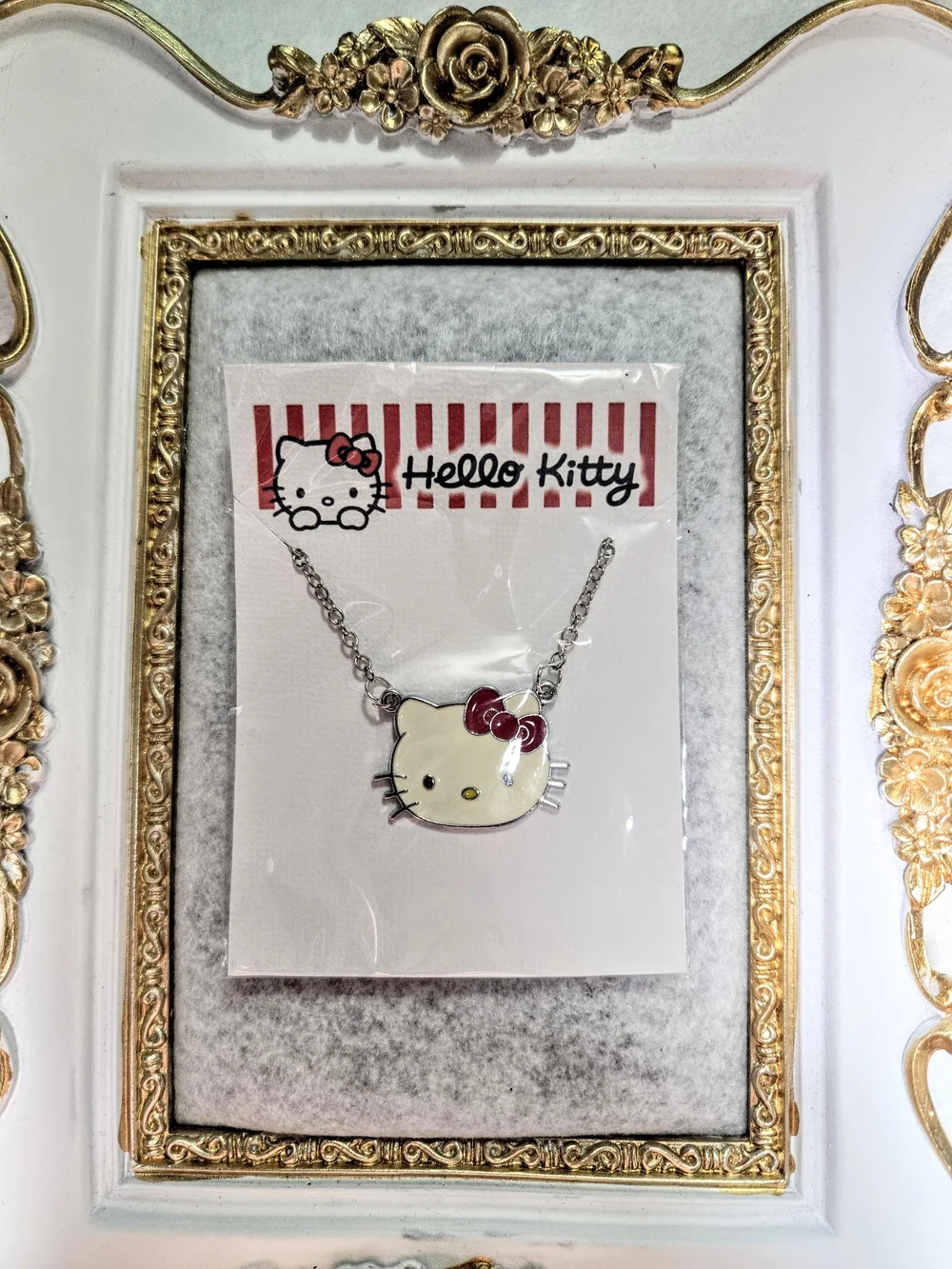 Hello Kitty Silver Necklace Jewelry
